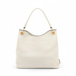 Prada white Vitello shoulder leather bag Phoenix